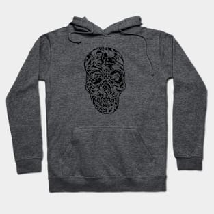 Black Skull Hoodie